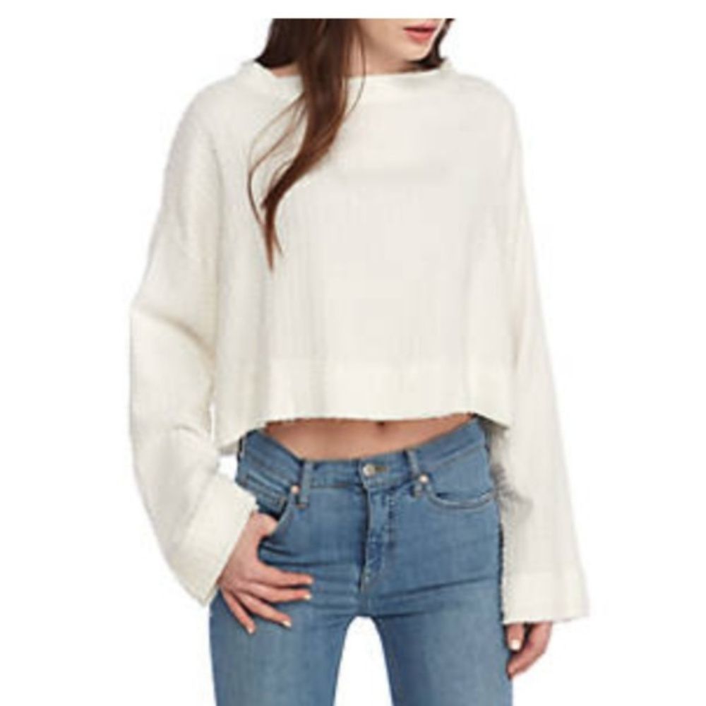 Free People Ivory walking in hueco top size S! New with tags!